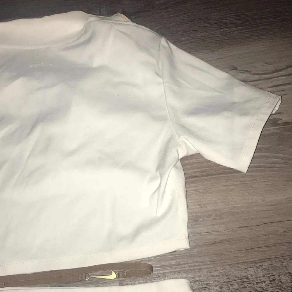 Nike Jacquemus white and cream skirt set size XS NWT - Picture 12 of 16